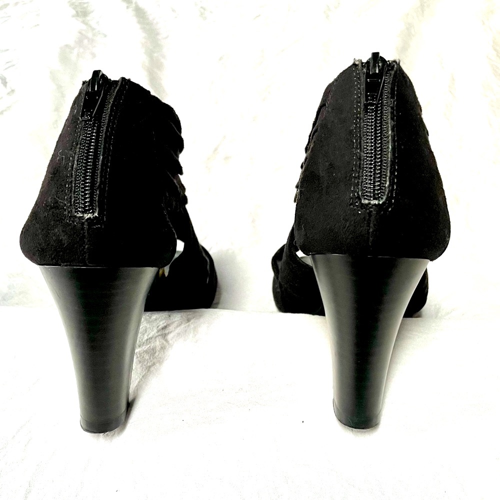 ATTENTION women’s heeled sandals (jenna) black size5 NWOT - Picture 9 of 13